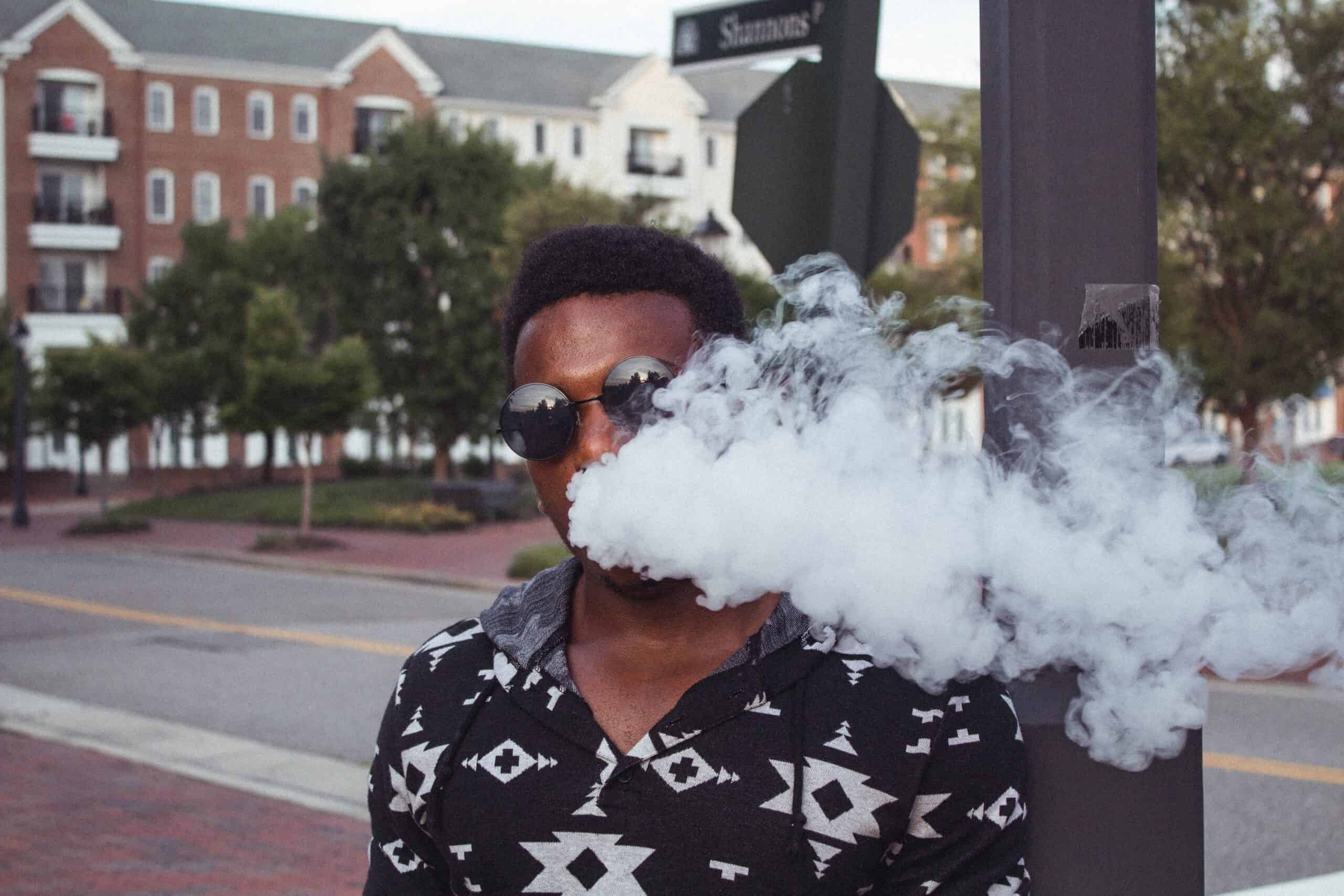 Outside vaping